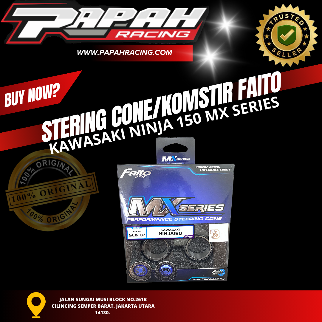 STEERING CONE / KOMSTIR FAITO KAWASAKI NINJA 150 MX SERIES